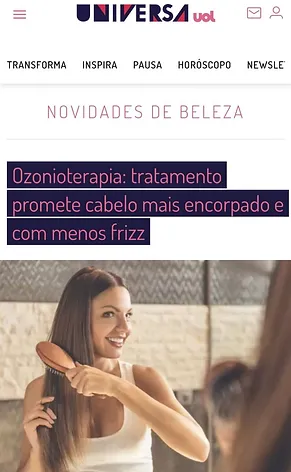 Ozonioterapia: tratamento promete cabelo mais encorpado e com menos frizz